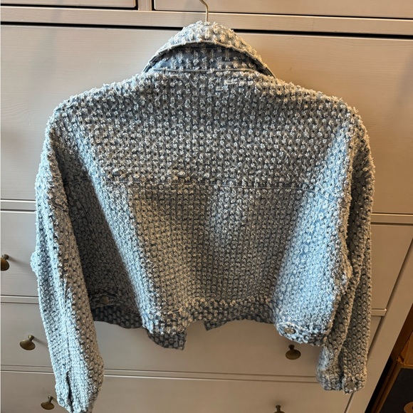 Textured Denim Jacket - Picture 5 of 7